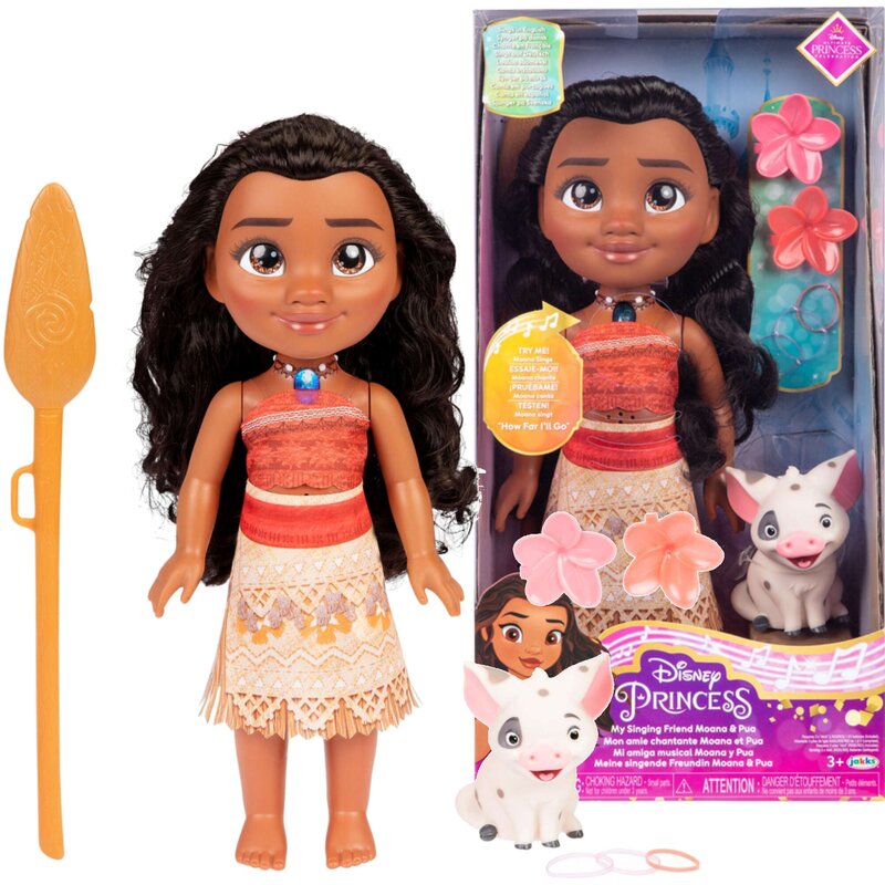 Lalka JAKKS PACIFIC Disney Princess Moana Interaktywna lalka śpiewająca 224936-RF1