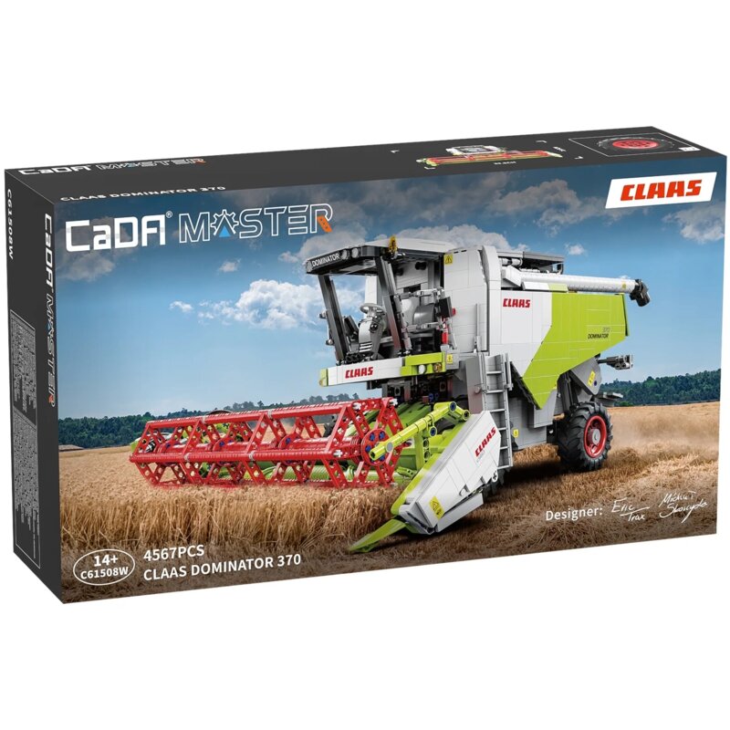 Klocki plastikowe CADA Zdalne sterowanie Master Kombajn Claas Dominator 370 C61508W