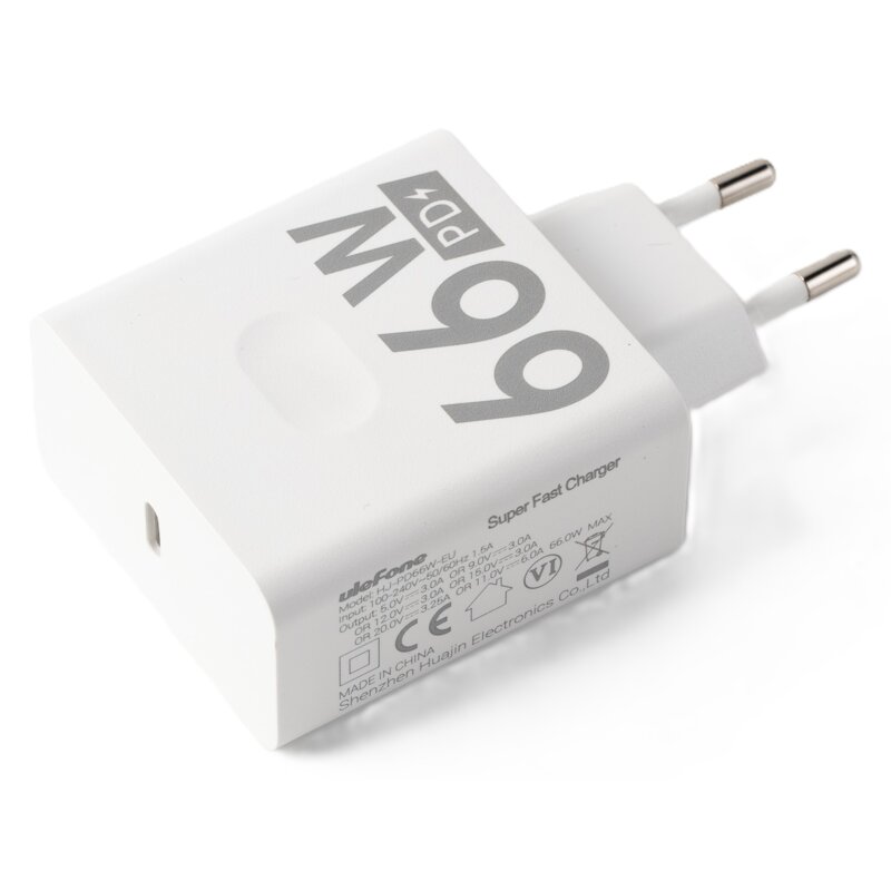 Ładowarka siecowa ULEFONE 66W Biały