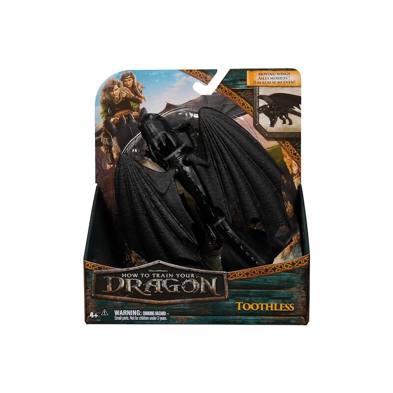 Figurka Jak Wytresować Smoka Szczerbatek Toothless Dragon 21 Cm