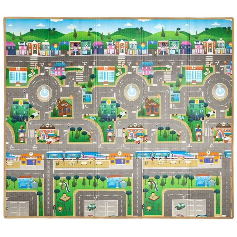 Mata piankowa MILLY MALLY Składana Play City and Fields T1