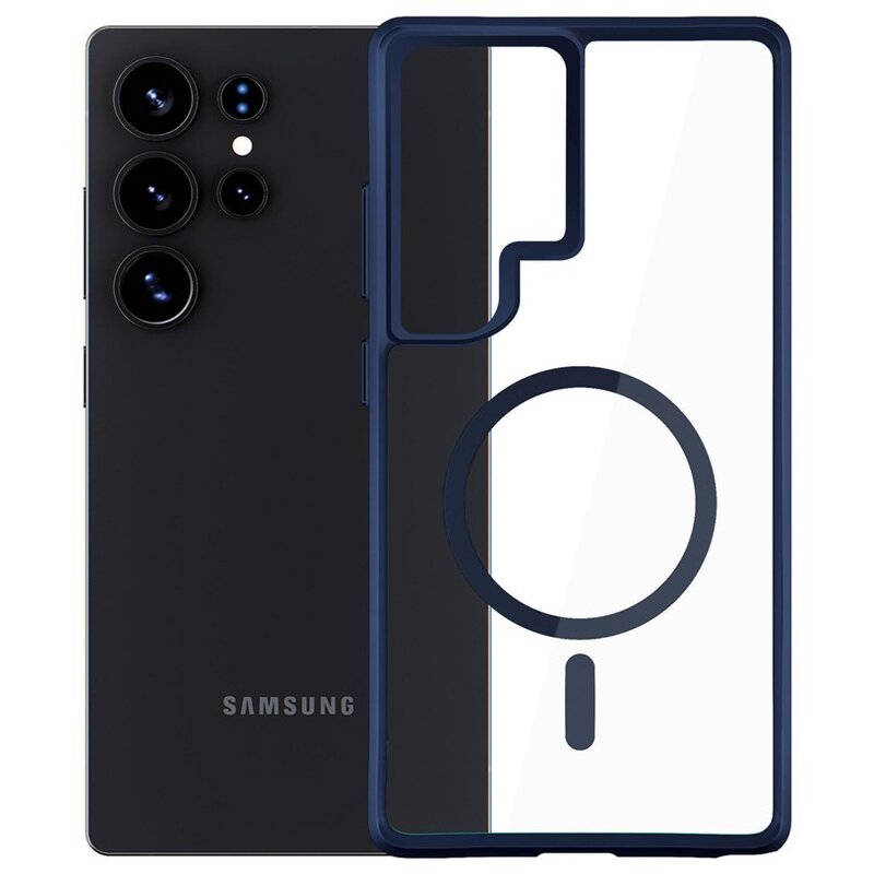 Etui 3MK Satin Guardx MagCase do Samsung Galaxy S25 Ultra Niebieski