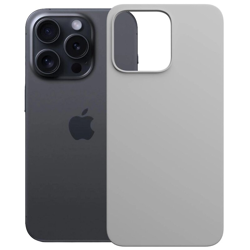 3mk Hardy MagSilicone Natural Titanium do iPhone 16 Pro Max Szary