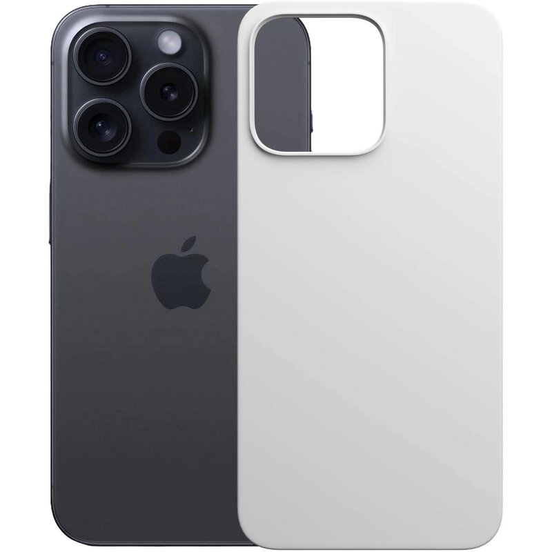 3mk Hardy MagSilicone Silver-White do iPhone 13 Pro Srebrny