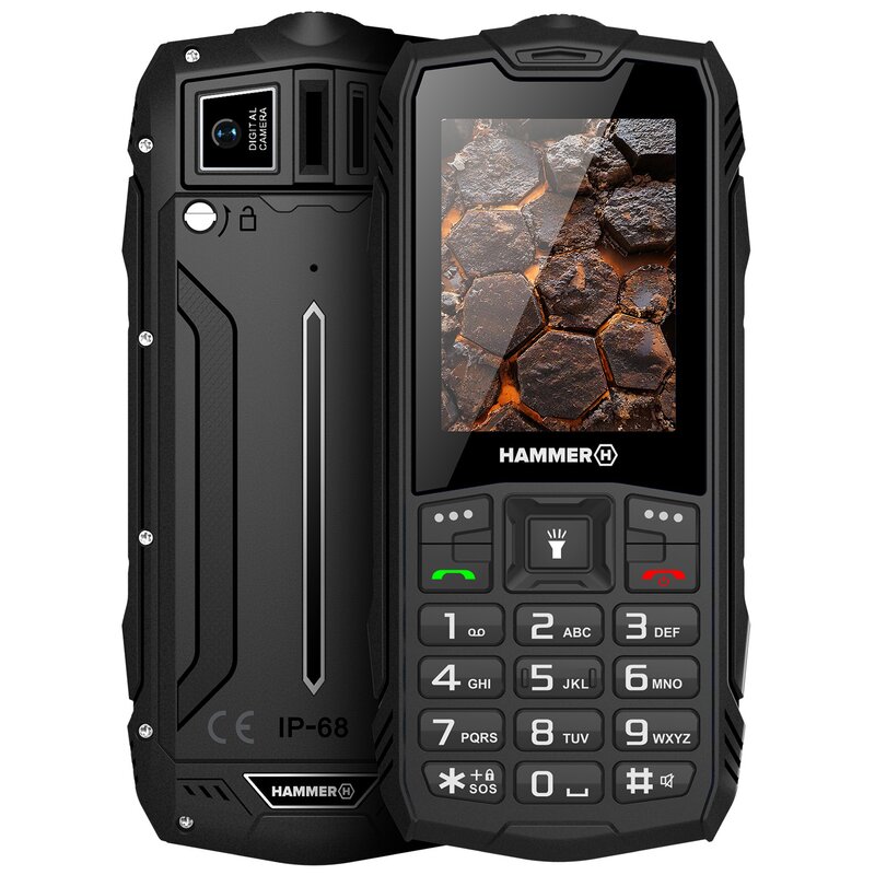 Telefon Hammer Rock LTE czarny