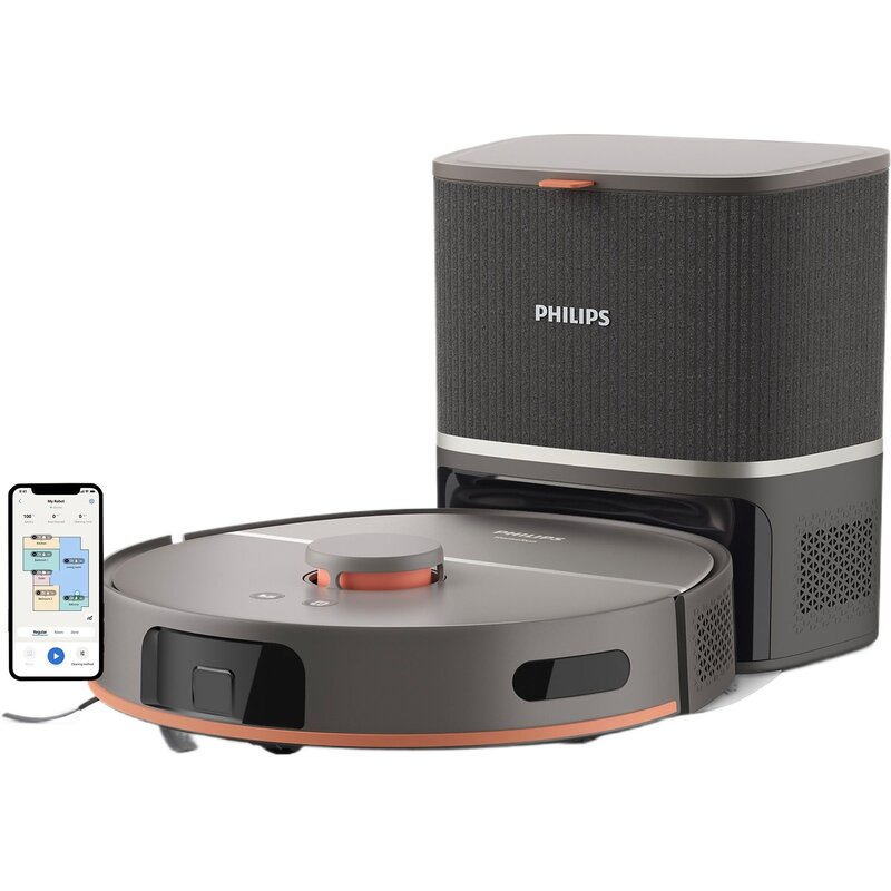 Philips Odk. sprz. i mop. Philips Aqua 5000 Robot sprzątający i mopujący XU5100/10