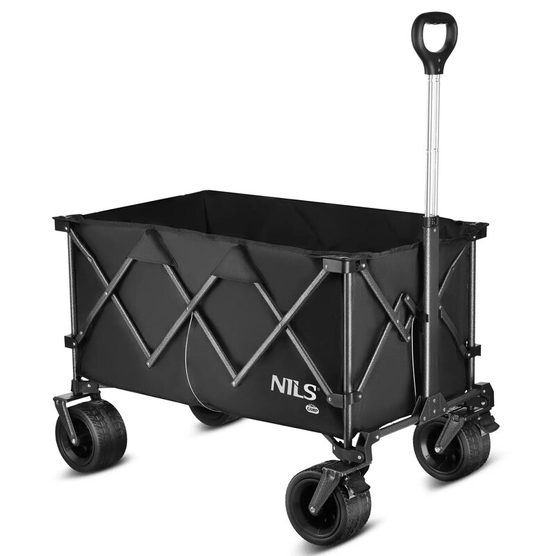 Wózek turystyczny NILS CAMP NC2604 Czarmy 100 kg obrotowe koła