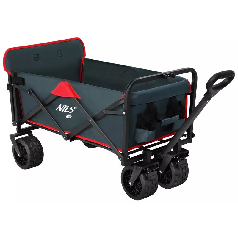 Wózek turystyczny NILS CAMP NC2601 Antracyt 150 kg regulowana rączka