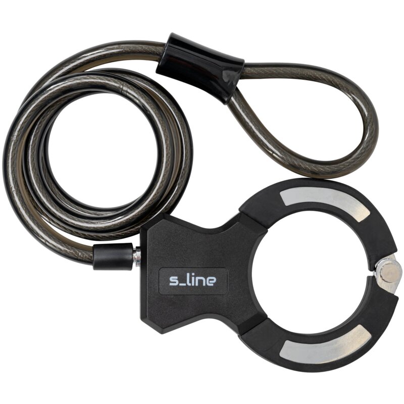 Zapięcie rowerowe S-LINE VZP305 Kajdankowe Czarny