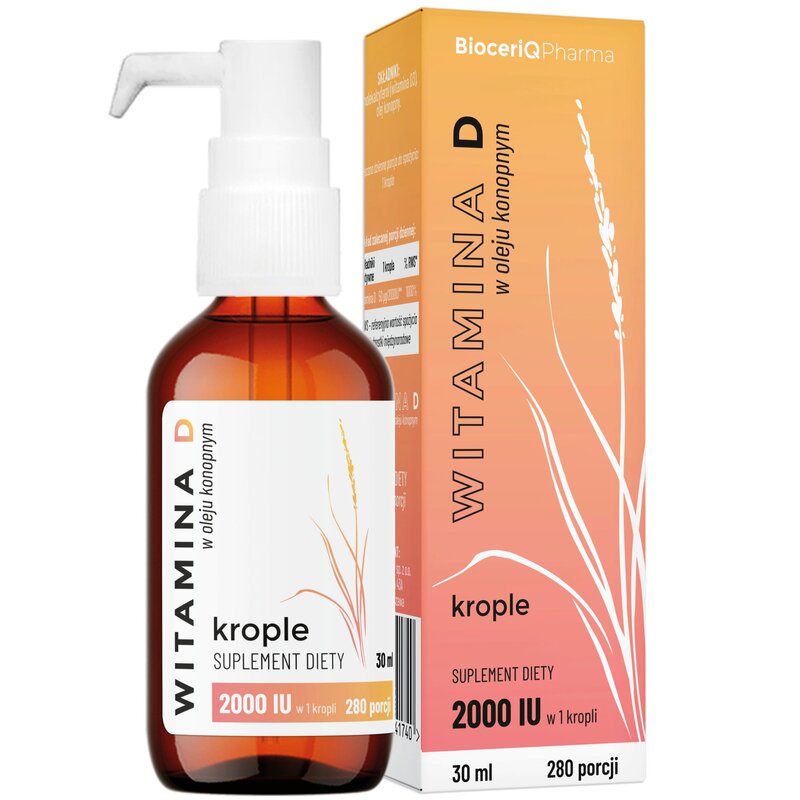 Witamina D BIOCERIQ w kroplach (30 ml)