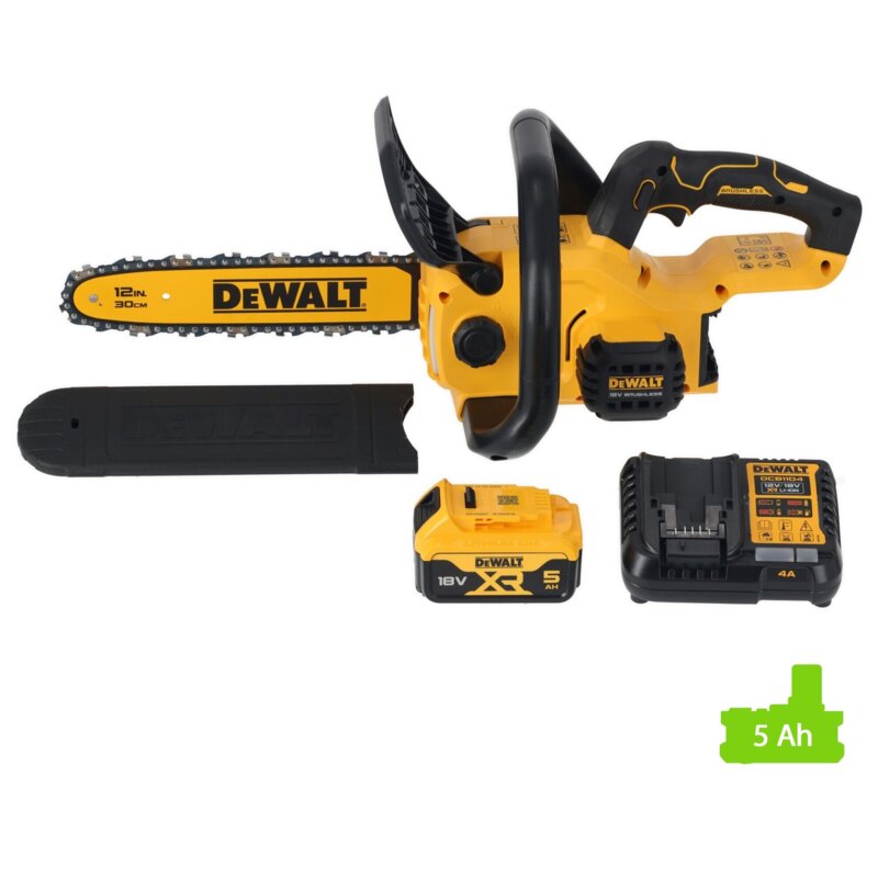 Piła łańcuchowa akumulatorowa DEWALT 18V DCMCS565P1-QW 5.0Ah