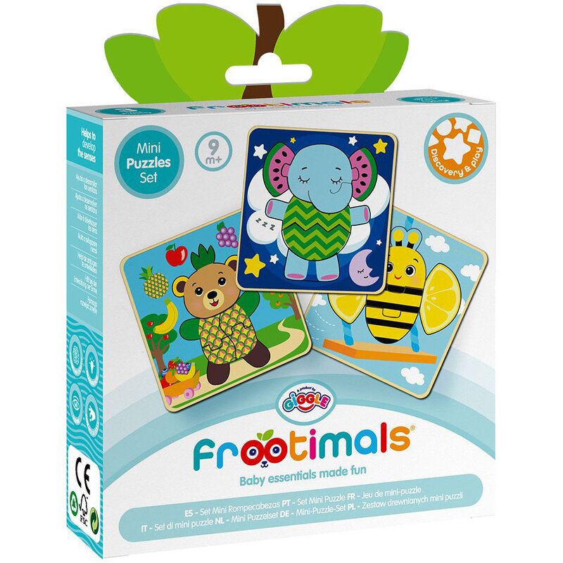 Puzzle KIDS EUROSWAN Frootimals FT00029 (3 elementy)