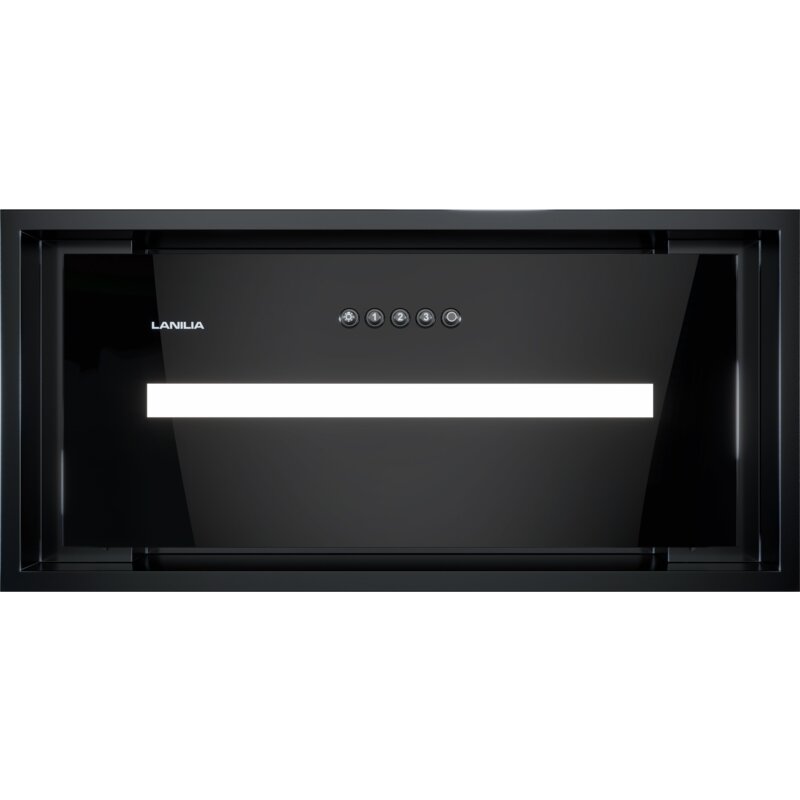 Okap LANILIA Seletio 80.1 Czarne szkło 65dB klasa B