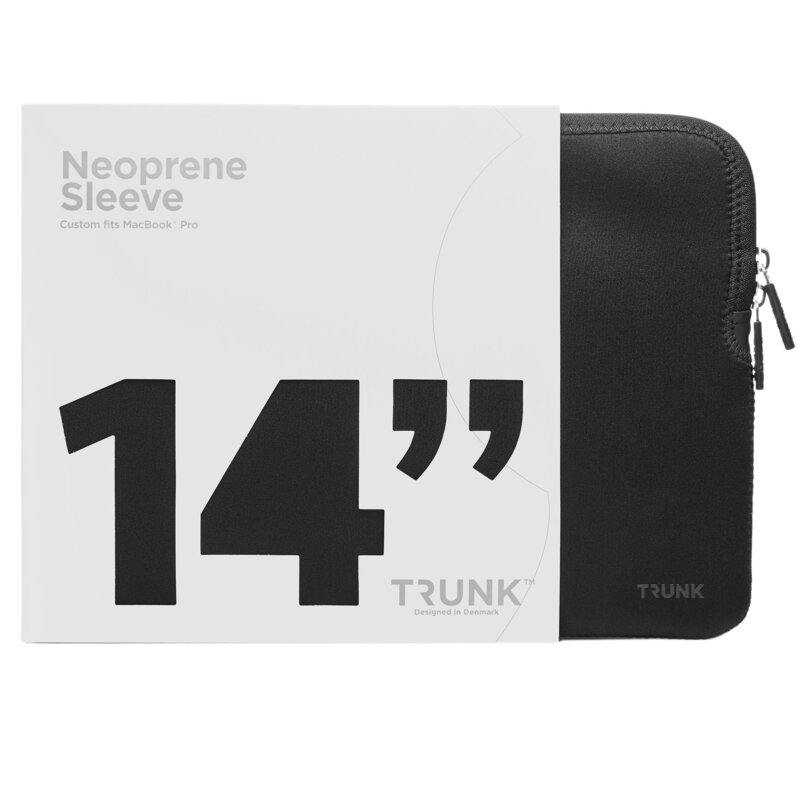 Etui na laptopa TRUNK Neoprene Sleeve do Apple MacBook Pro 14 cali Czarny