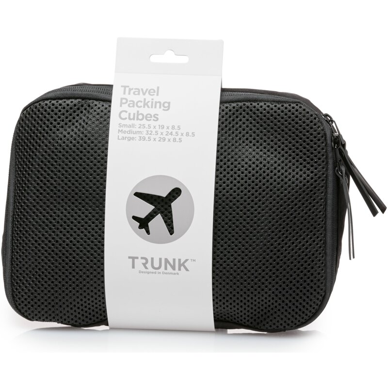 Torba TRUNK Travel Packing Cubes Czarny (3 szt.)