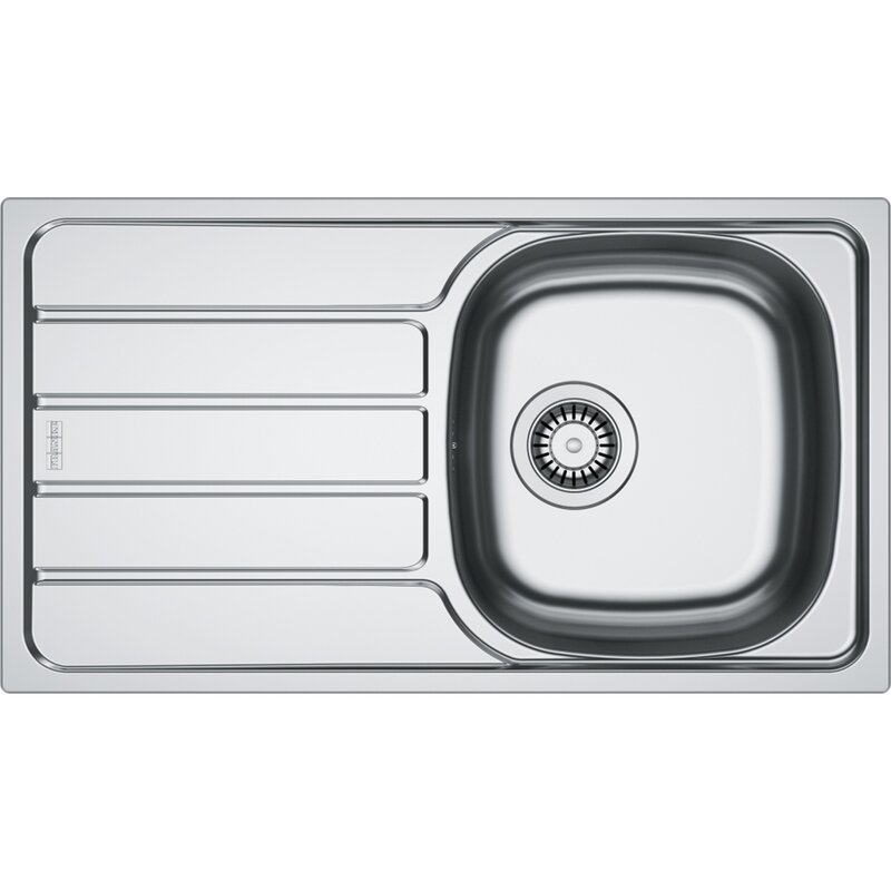 Zlewozmywak jednokomorowy z ociekaczem FRANKE Spark SKN 611-78/44 101.0712.225 Stal szlachetna 43.5x78