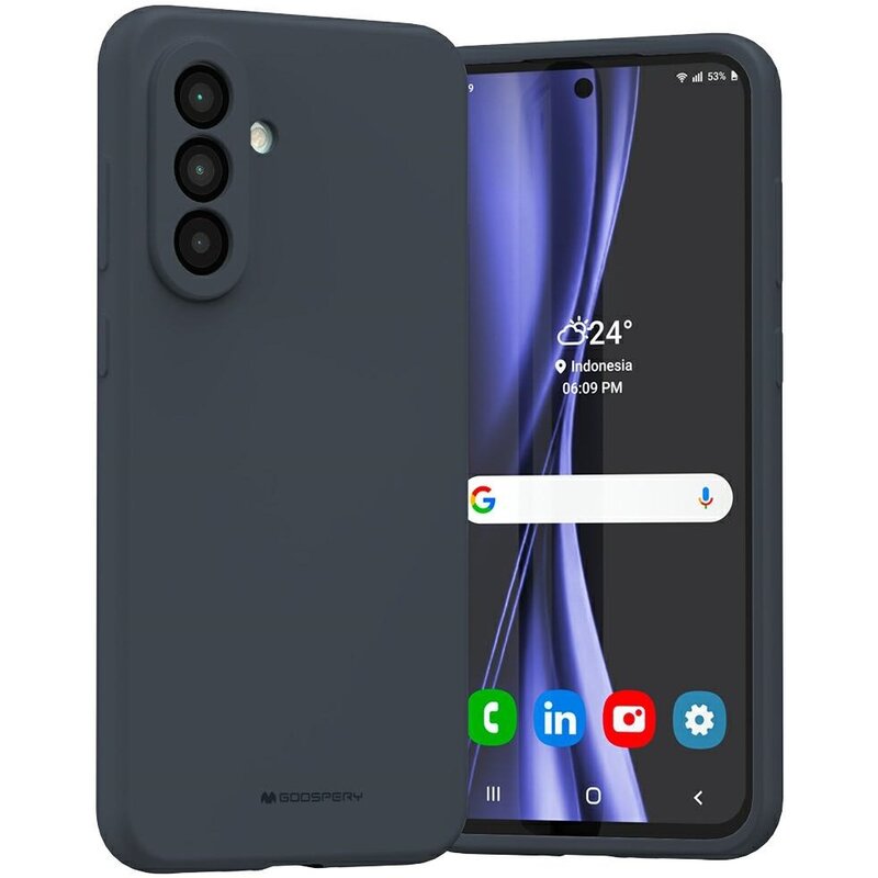 Mercury Silicone do Galaxy A56 Granatowy
