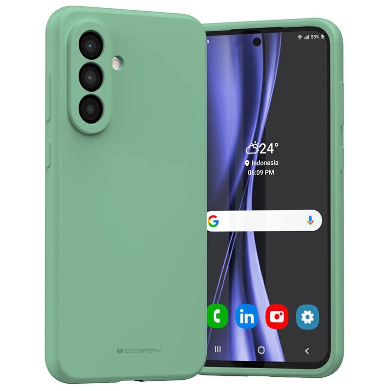 Mercury Silicone do Galaxy A56 Zielony