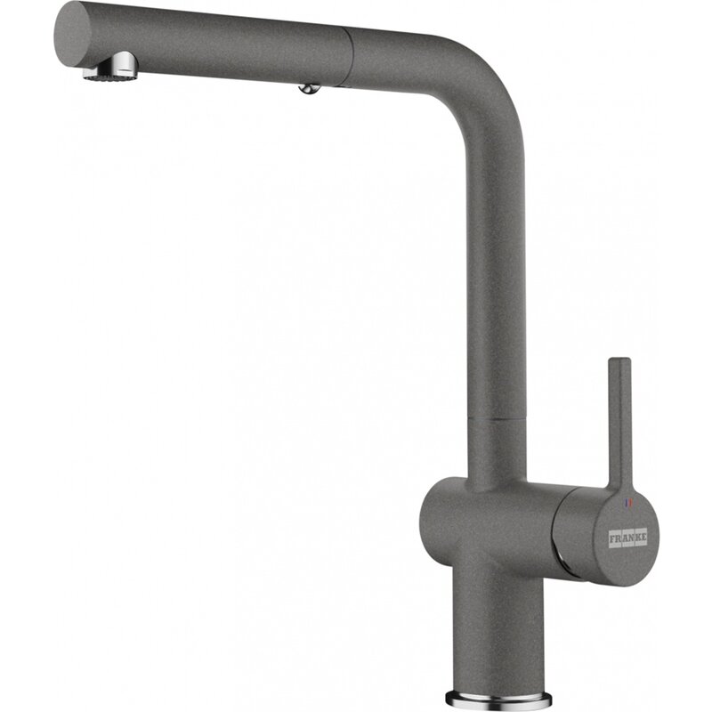 Bateria kuchenna stojąca FRANKE Active L Pull-out spray z wyciąganą wylewką Kamienny szary/chrom 115.0653.385