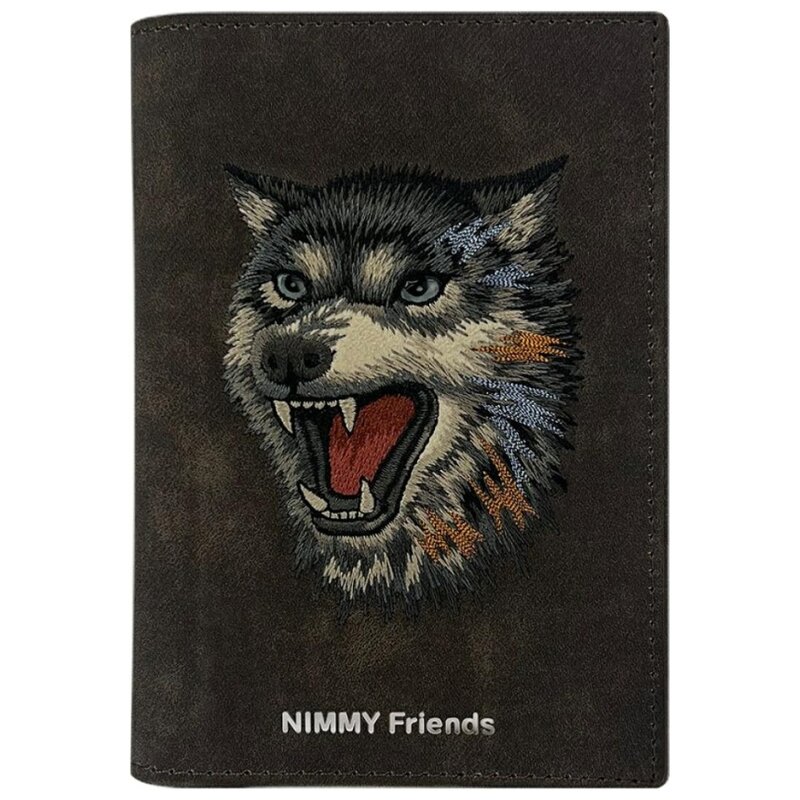 Portfel na dokumenty NIMMY Raptor Wolf Brązowy