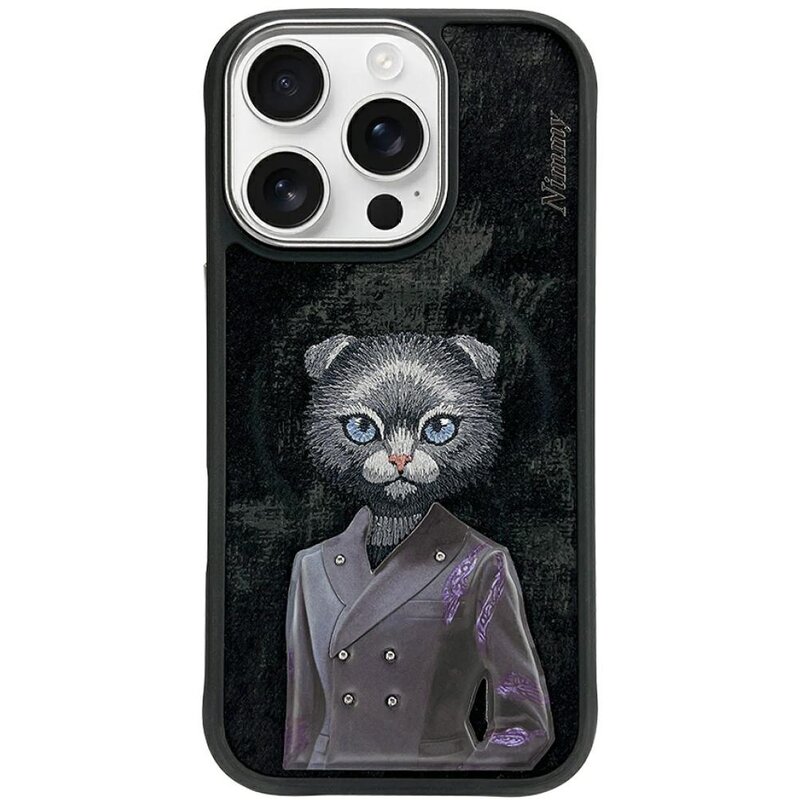 Etui NIMMY Magnetic Fashion Cute Pet MagSafe do Apple iPhone 16 Pro Max Czarny