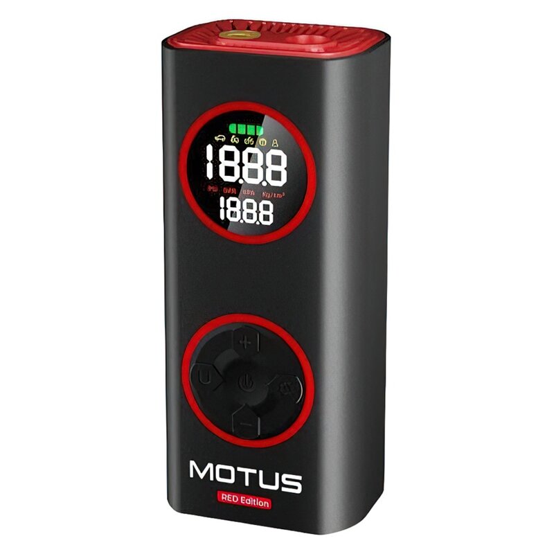 Pompka rowerowa elektryczna MOTUS BARAP02R z manometrem