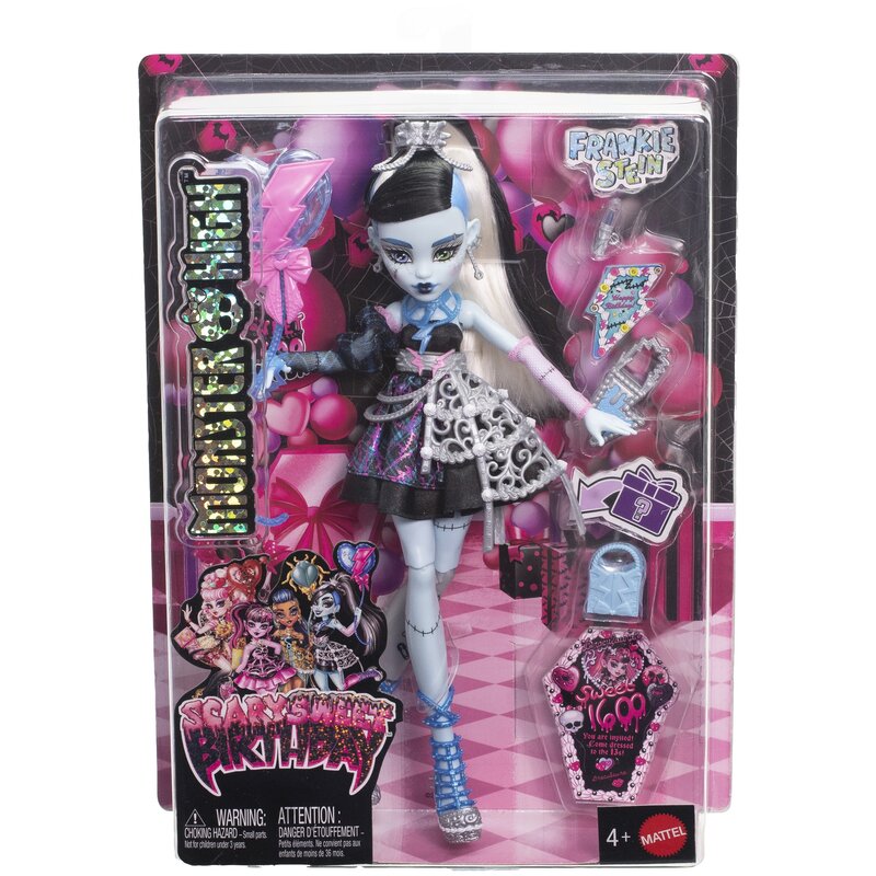 Lalka MONSTER HIGH Straszysłodkie urodziny Frankie Stein JBG75