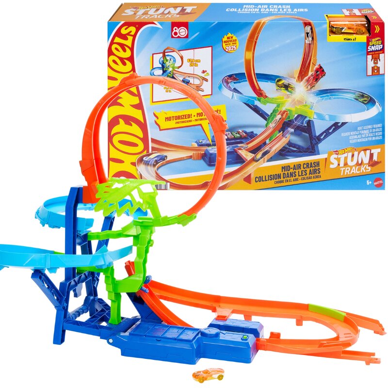 Tor Hot Wheels Stunt Tracks Powietrzna kraksa JFD12