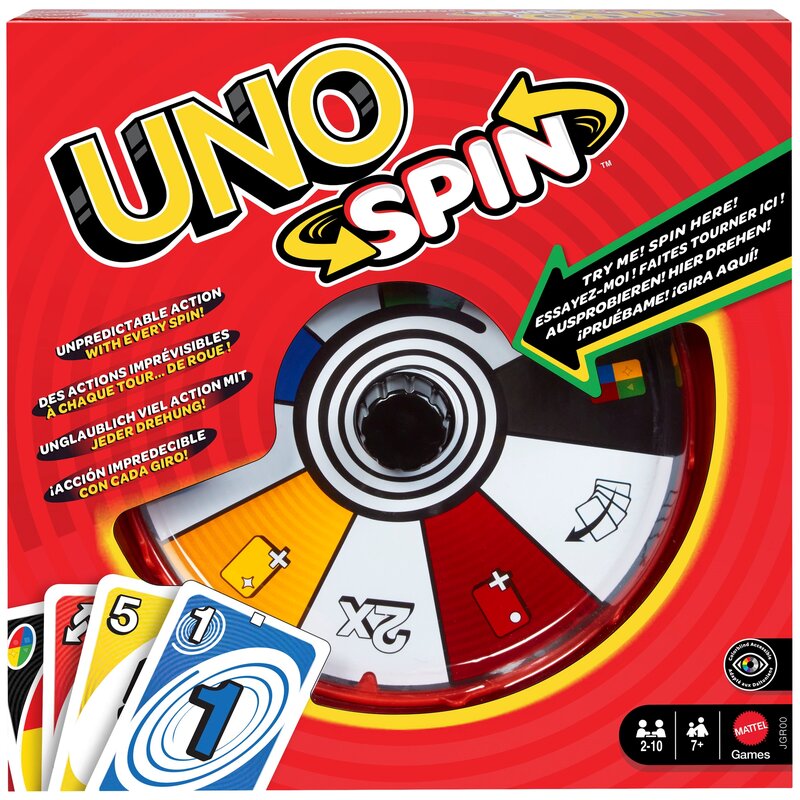 Gra karciana UNO Spin JGR00