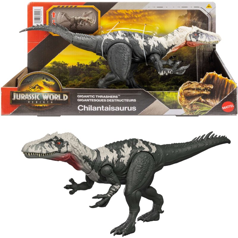 Figurka JURASSIC WORLD Czilantajzaur Dinozaur Gigantyczny atak JGB95