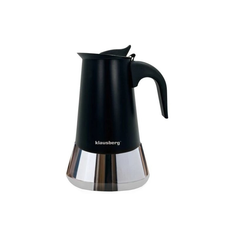 Kawiarka KLAUSBERG KB-7845 Czarno-srebrny 300 ml