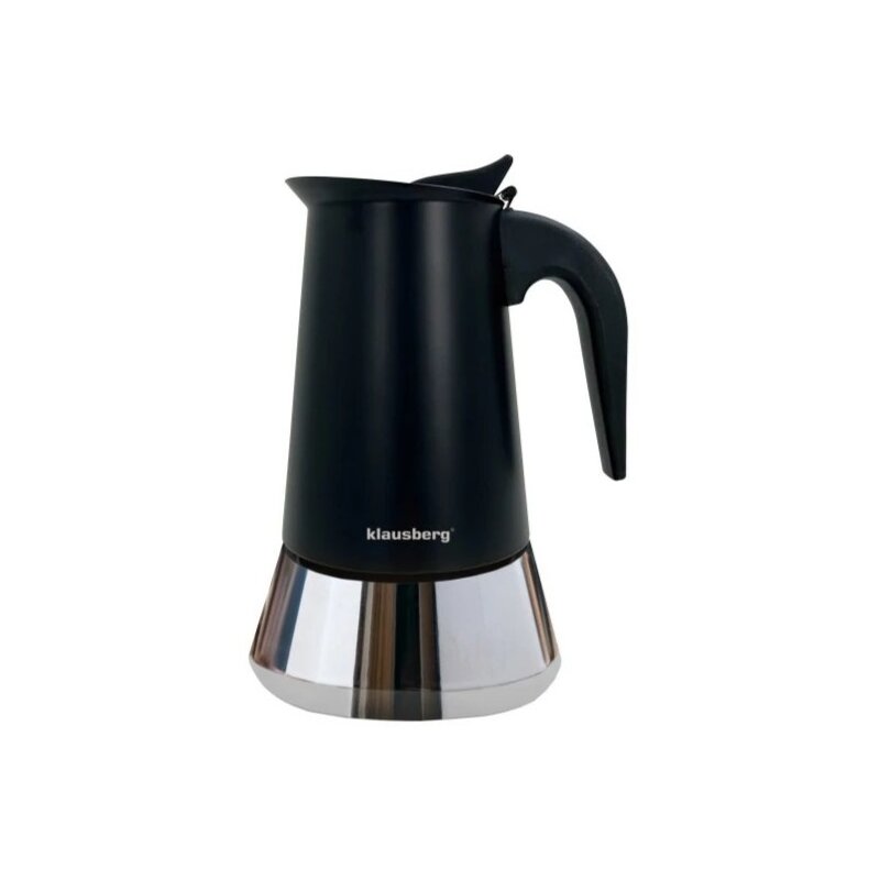 Kawiarka KLAUSBERG KB-7846 Czarno-srebrny 450 ml