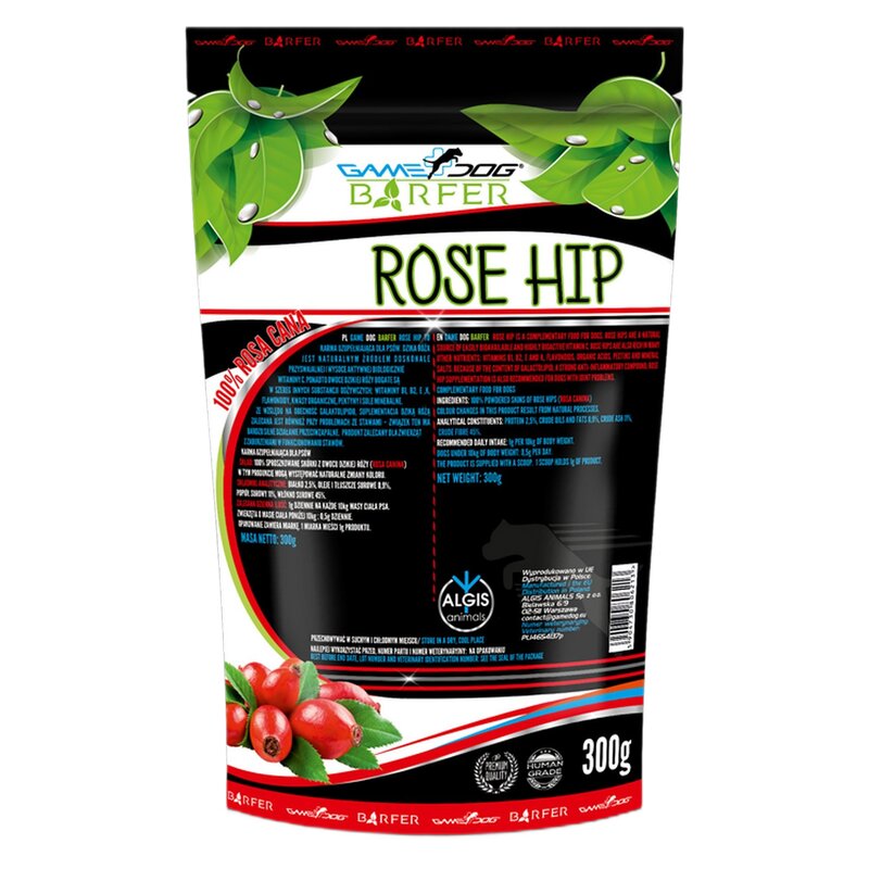 Suplement dla psa GAME DOG Barfer Rose Hip 300 g