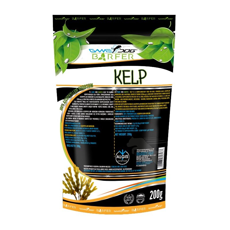 Suplement dla psa GAME DOG Barfer Kelp 200 g