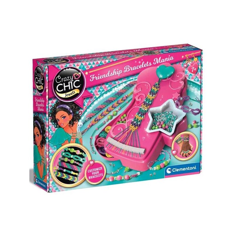 Zestaw kreatywny CLEMENTONI Crazy Chic Bransoletkowa Mania 18857