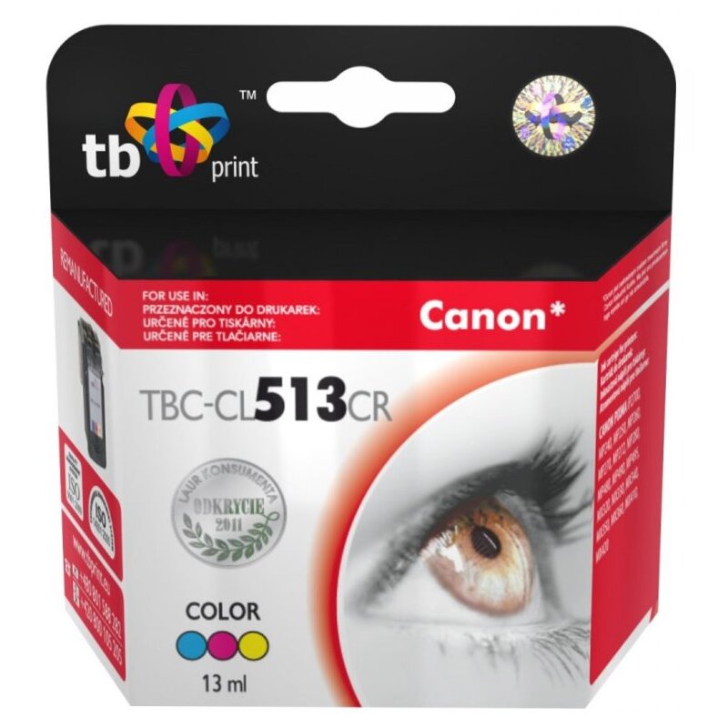 TB Print TBC-CL513CR (zamiennik CL-513CR) Kolor 13 ml