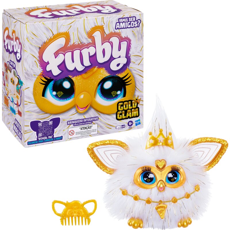 Maskotka HASBRO Furby Złota Blask G1938120
