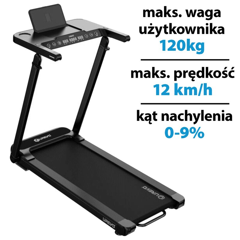 Bieżnia elektryczna UREVO Foldi 3S 560W 12km/h