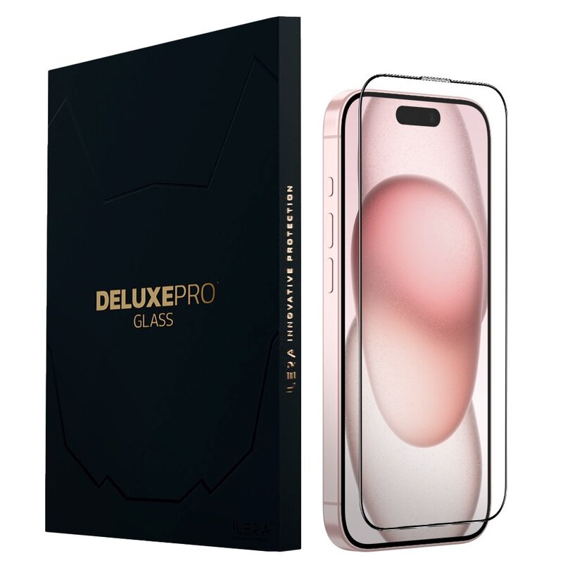 Szkło hartowane ILERA Deluxe Original do Apple iPhone 15 Pro