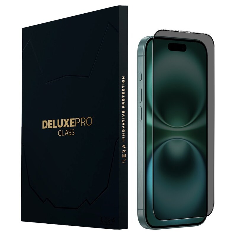 Szkło hartowane ILERA Deluxe Incognito do Apple iPhone 16
