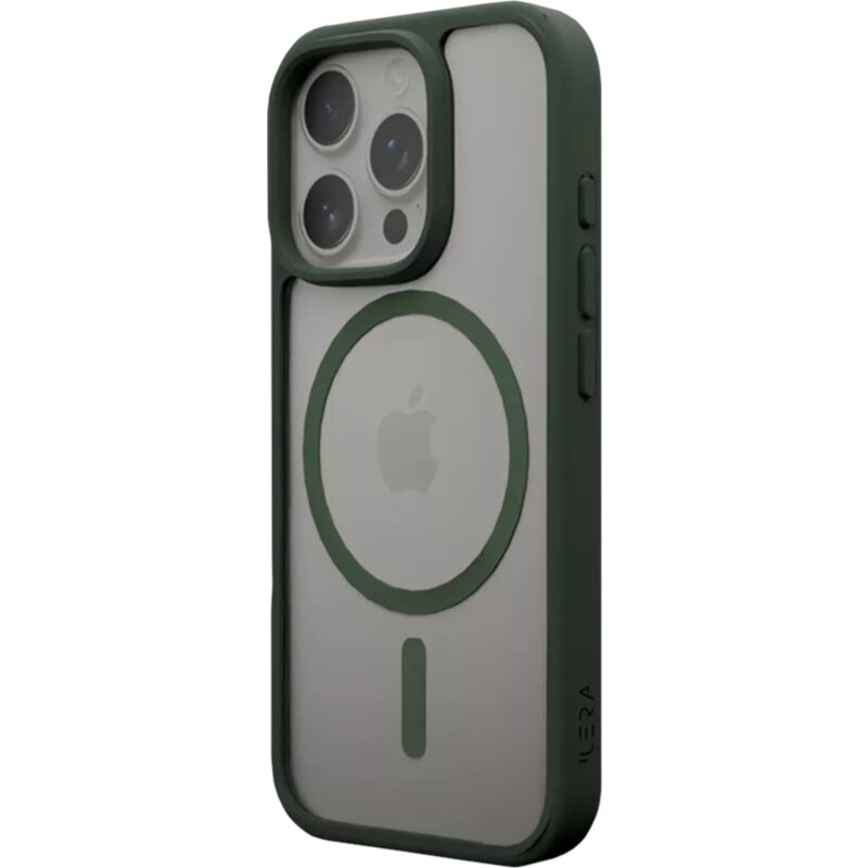 Etui ILERA Go ColorAnt Clear MagSafe do Apple iPhone 16 Pro Max Zielony