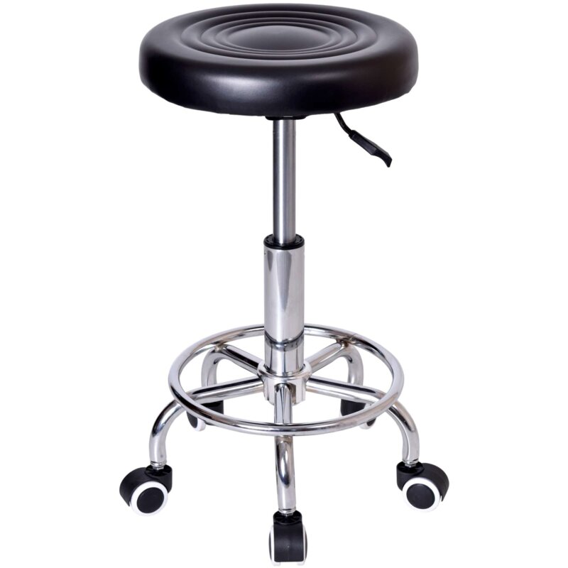 Taboret kosmetyczny EHOKERY Monza Czarny