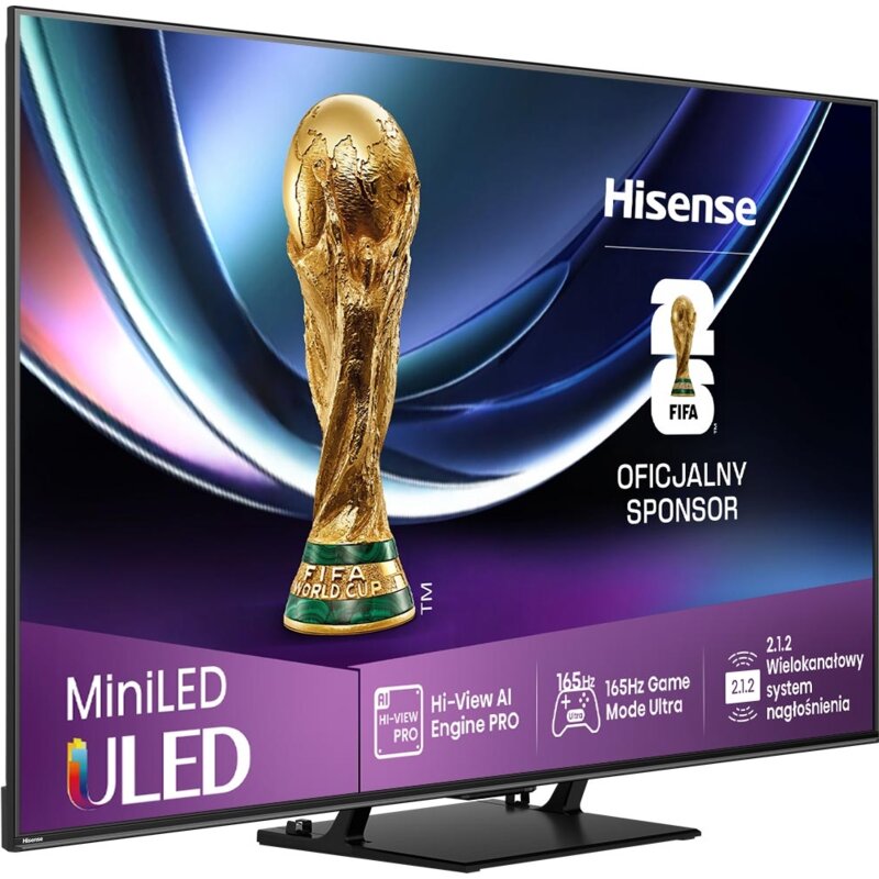 Telewizor HISENSE 55U78Q Pro 55" MINILED 4K 165Hz VRR VIDAA Dolby Vision Dolby Atmos HDMI 2.1