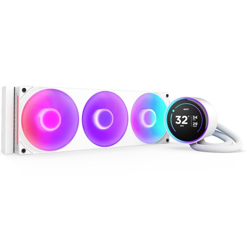 Chłodzenie wodne NZXT Kraken Elite 360 RGB V2 Biały