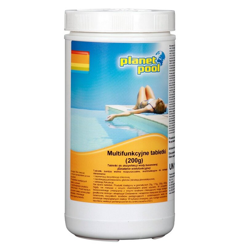 Tabletki do basenu PLANET POOL Chemochlor T Multitabletki 200g 1 kg