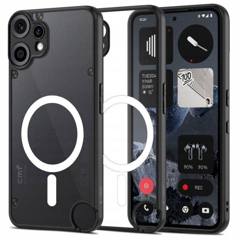 Etui TECH-PROTECT MagMat MagSafe do Nothing CMF Phone 2 Pro Czarny