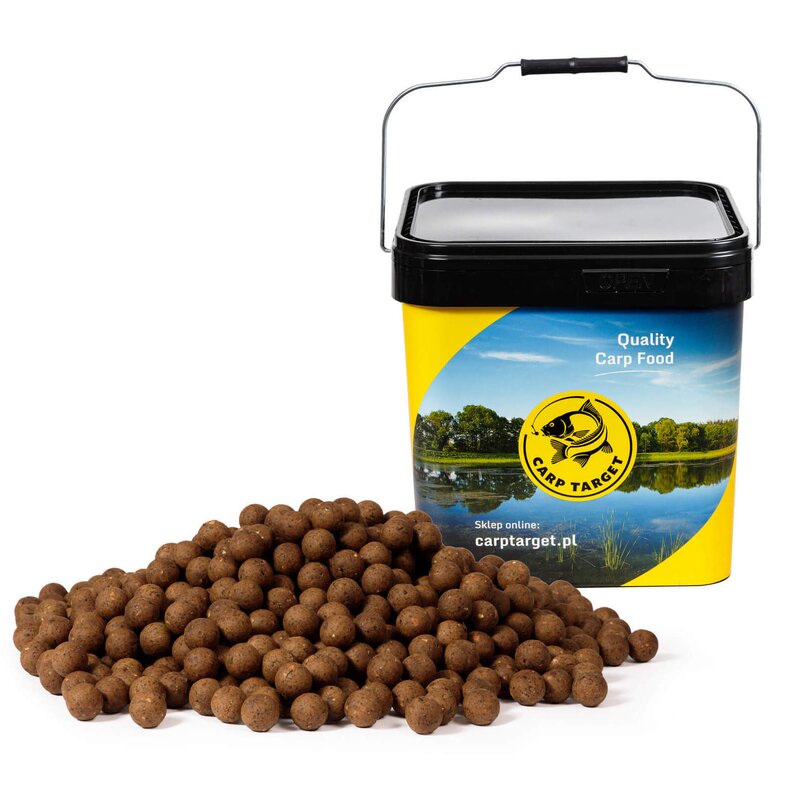 Kulki proteinowe CARP TARGET Rak i Kryll 20 mm (10 kg) + Wiadro 17 l