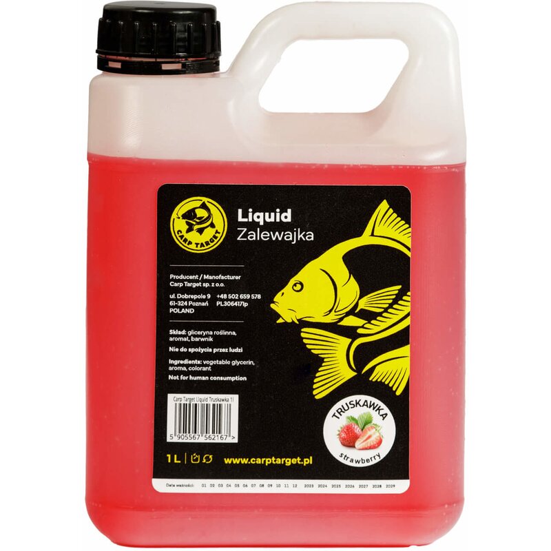 Liquid CARP TARGET Gęsty Booster Truskawkowy (1 l)