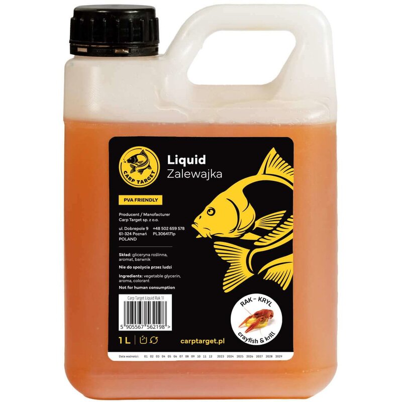 Liquid CARP TARGET Gęsty Booster Rak i kryll (1 l)