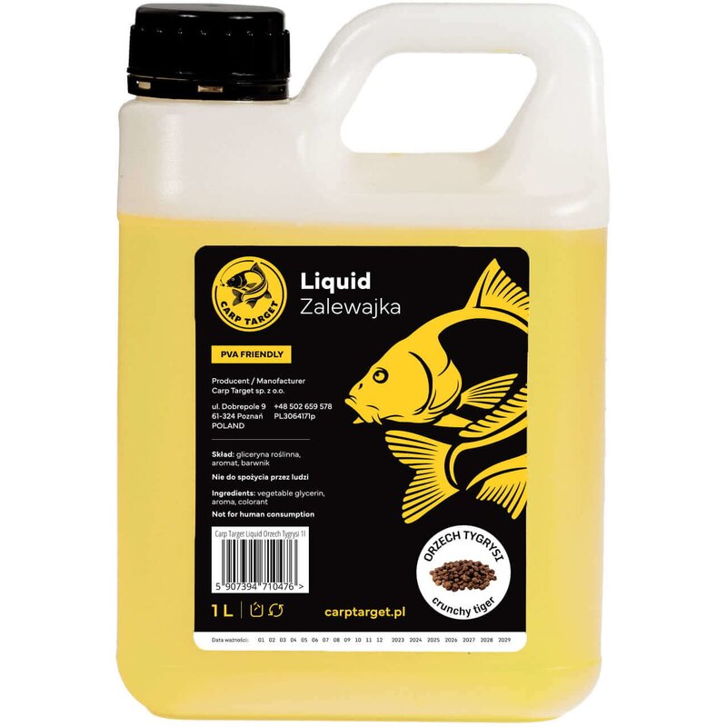 Liquid CARP TARGET Gęsty Booster Orzech tygrysi (1 l)